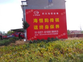 金川墙体广告影响褪色的因素