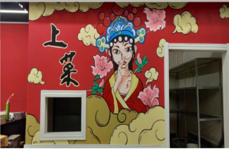 金川墙体彩绘的发展和应用