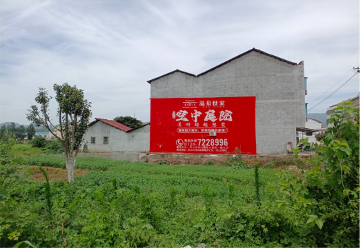 金川做墙体广告的意义
